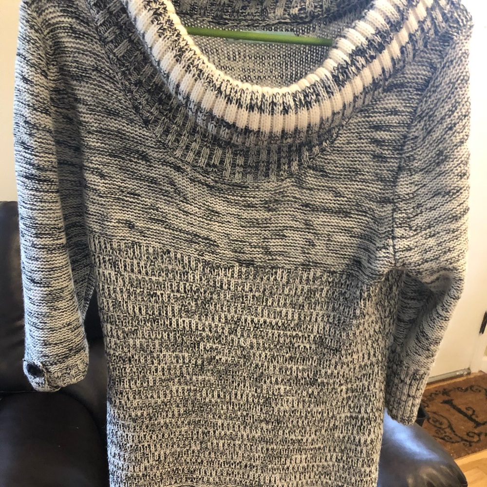 Cowl Neck Sweater Dress